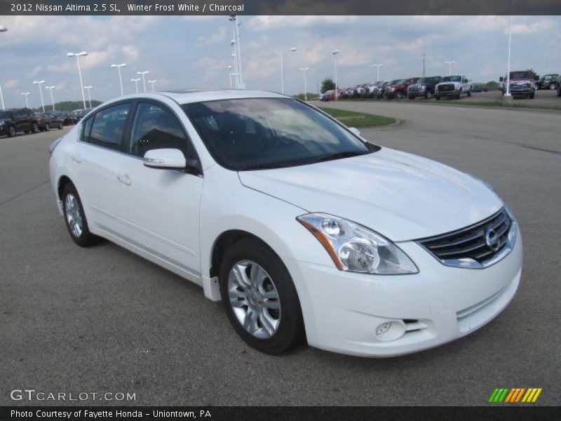 Winter Frost White / Charcoal 2012 Nissan Altima 2.5 SL
