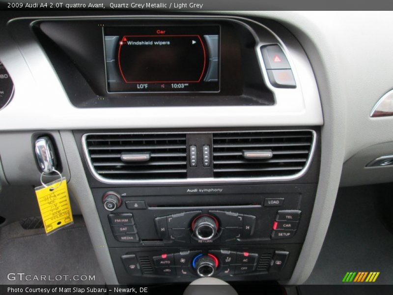 Controls of 2009 A4 2.0T quattro Avant