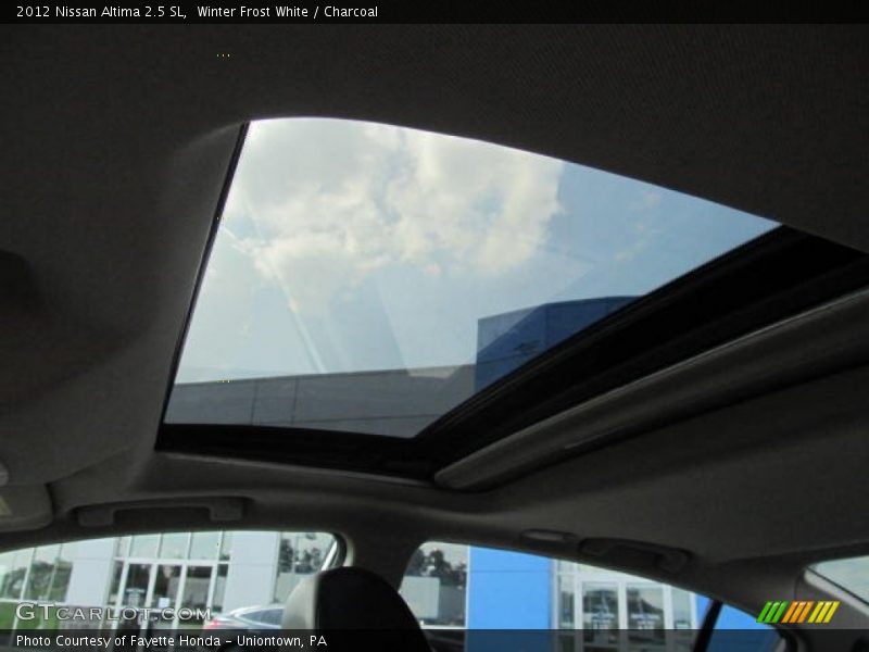 Winter Frost White / Charcoal 2012 Nissan Altima 2.5 SL