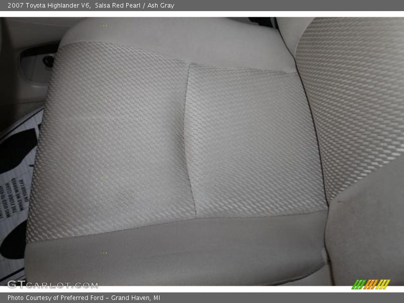 Salsa Red Pearl / Ash Gray 2007 Toyota Highlander V6