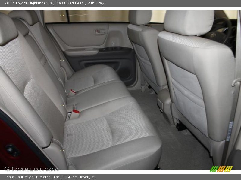 Salsa Red Pearl / Ash Gray 2007 Toyota Highlander V6