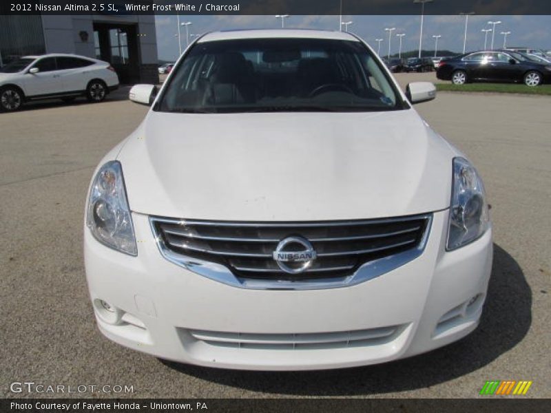 Winter Frost White / Charcoal 2012 Nissan Altima 2.5 SL