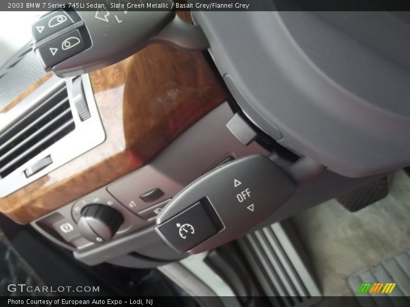 Slate Green Metallic / Basalt Grey/Flannel Grey 2003 BMW 7 Series 745Li Sedan