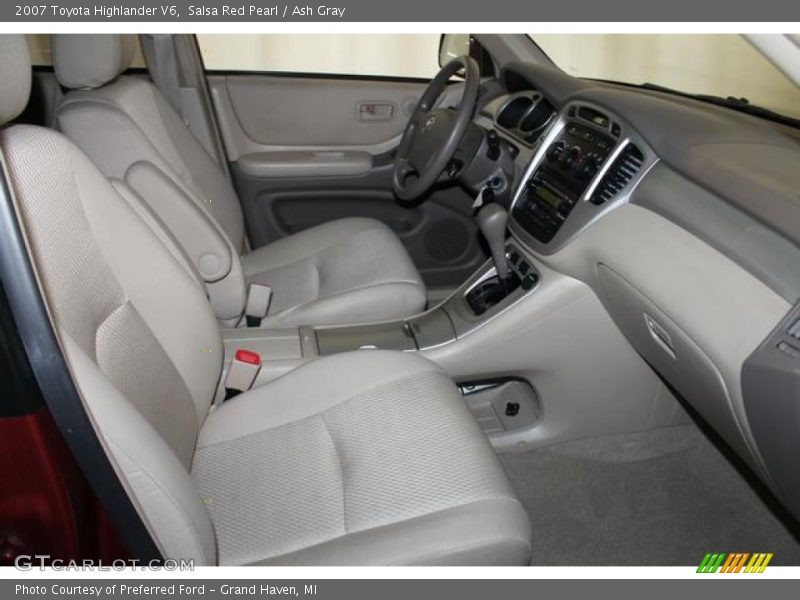 Salsa Red Pearl / Ash Gray 2007 Toyota Highlander V6