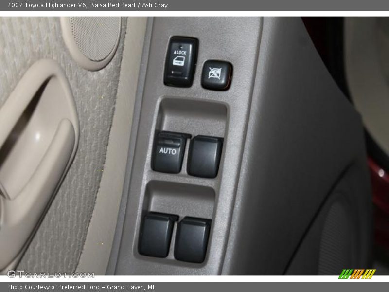 Salsa Red Pearl / Ash Gray 2007 Toyota Highlander V6
