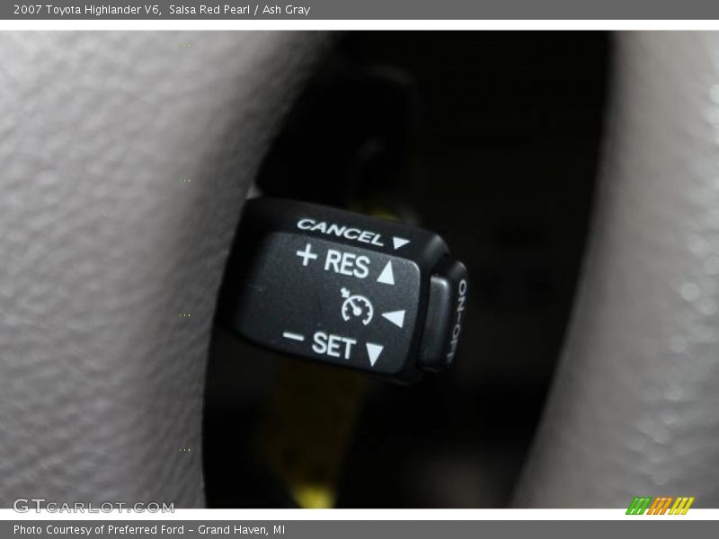 Salsa Red Pearl / Ash Gray 2007 Toyota Highlander V6