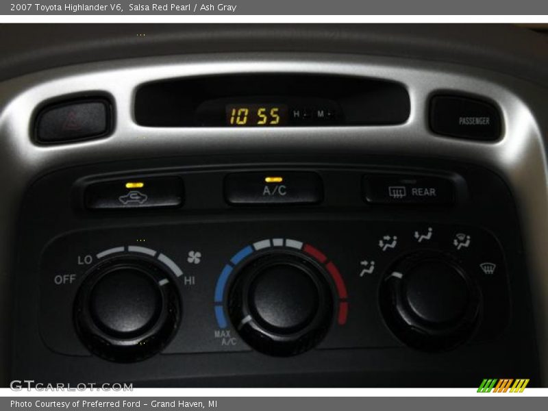 Salsa Red Pearl / Ash Gray 2007 Toyota Highlander V6
