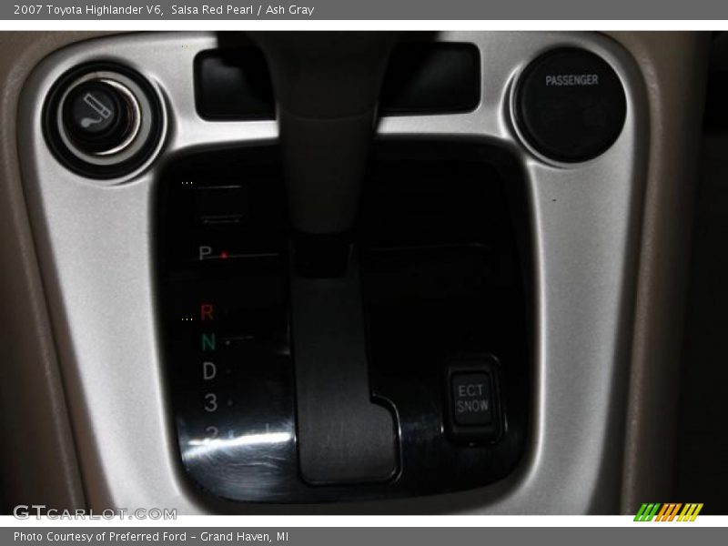Salsa Red Pearl / Ash Gray 2007 Toyota Highlander V6