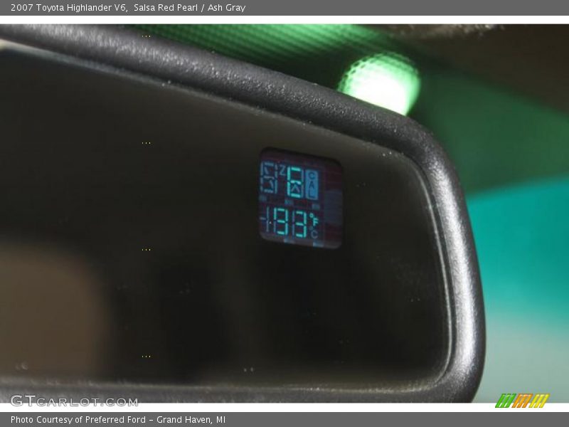Salsa Red Pearl / Ash Gray 2007 Toyota Highlander V6