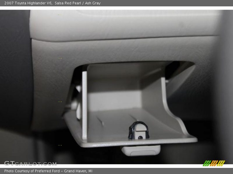 Salsa Red Pearl / Ash Gray 2007 Toyota Highlander V6