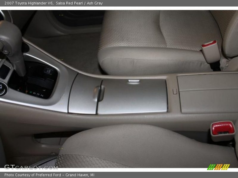 Salsa Red Pearl / Ash Gray 2007 Toyota Highlander V6