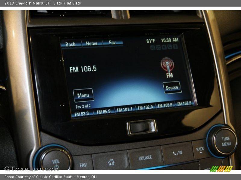 Black / Jet Black 2013 Chevrolet Malibu LT