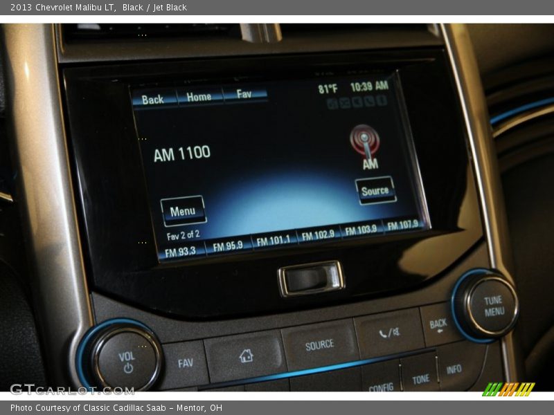 Black / Jet Black 2013 Chevrolet Malibu LT