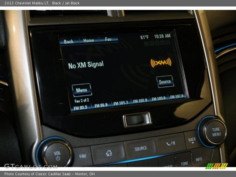 Black / Jet Black 2013 Chevrolet Malibu LT