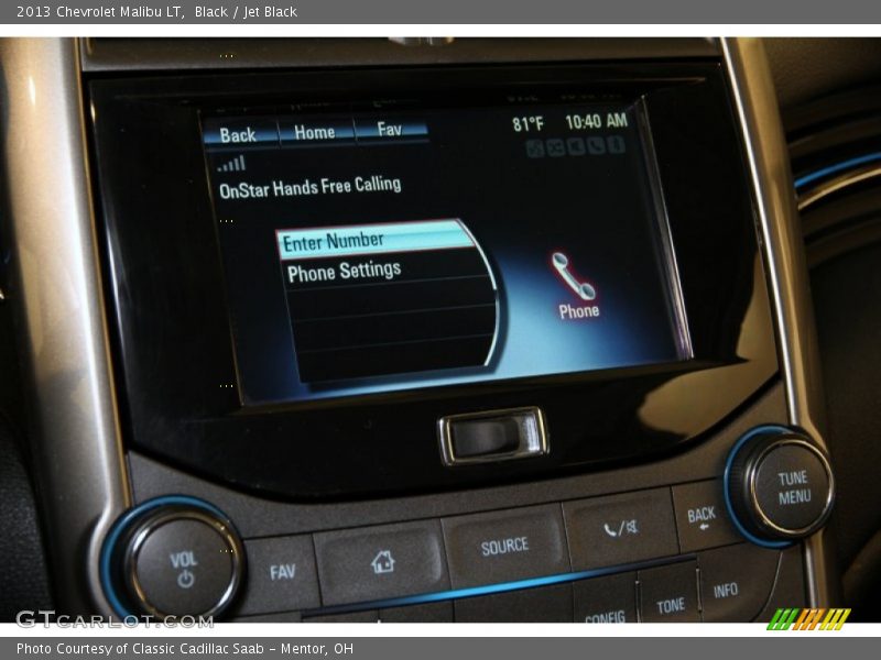 Black / Jet Black 2013 Chevrolet Malibu LT