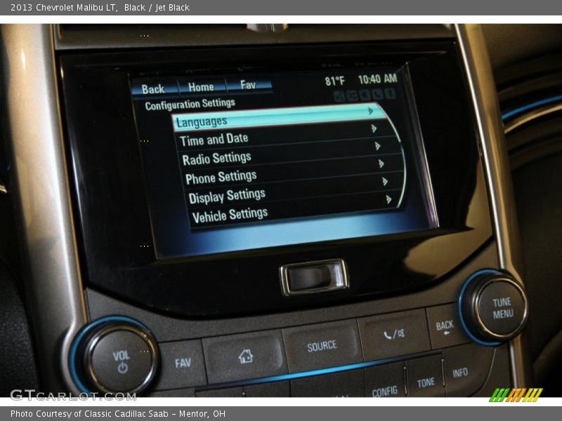 Black / Jet Black 2013 Chevrolet Malibu LT