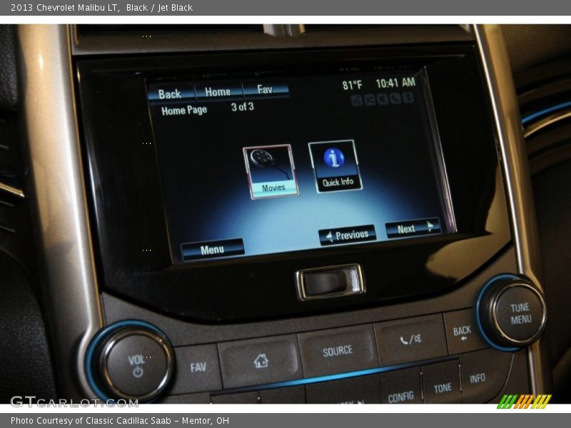 Black / Jet Black 2013 Chevrolet Malibu LT