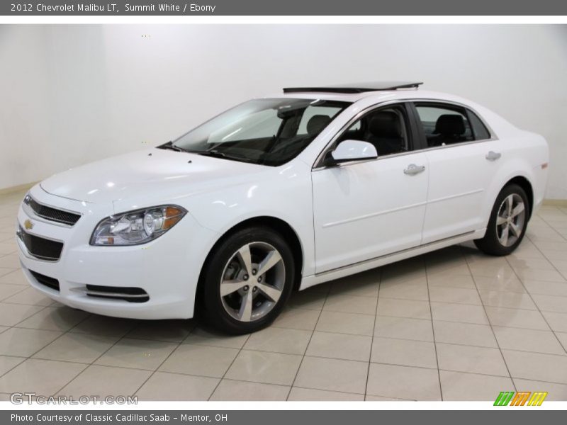 Summit White / Ebony 2012 Chevrolet Malibu LT