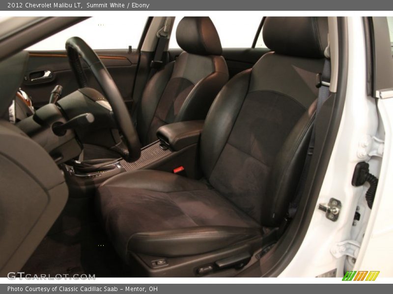 Summit White / Ebony 2012 Chevrolet Malibu LT