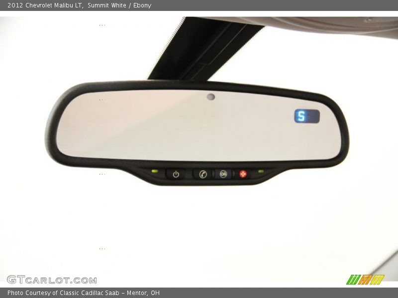 Summit White / Ebony 2012 Chevrolet Malibu LT