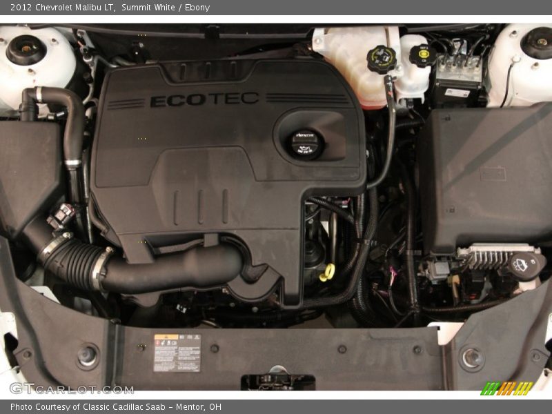 Summit White / Ebony 2012 Chevrolet Malibu LT