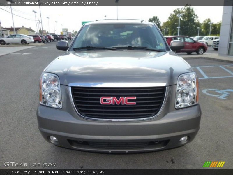 Steel Gray Metallic / Ebony 2009 GMC Yukon SLT 4x4