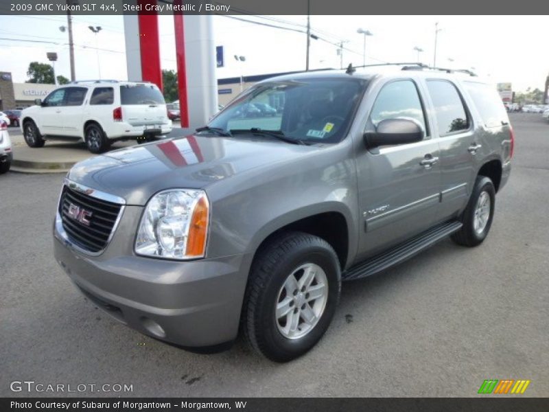 Steel Gray Metallic / Ebony 2009 GMC Yukon SLT 4x4