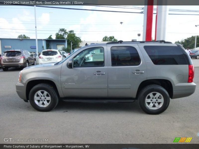 Steel Gray Metallic / Ebony 2009 GMC Yukon SLT 4x4