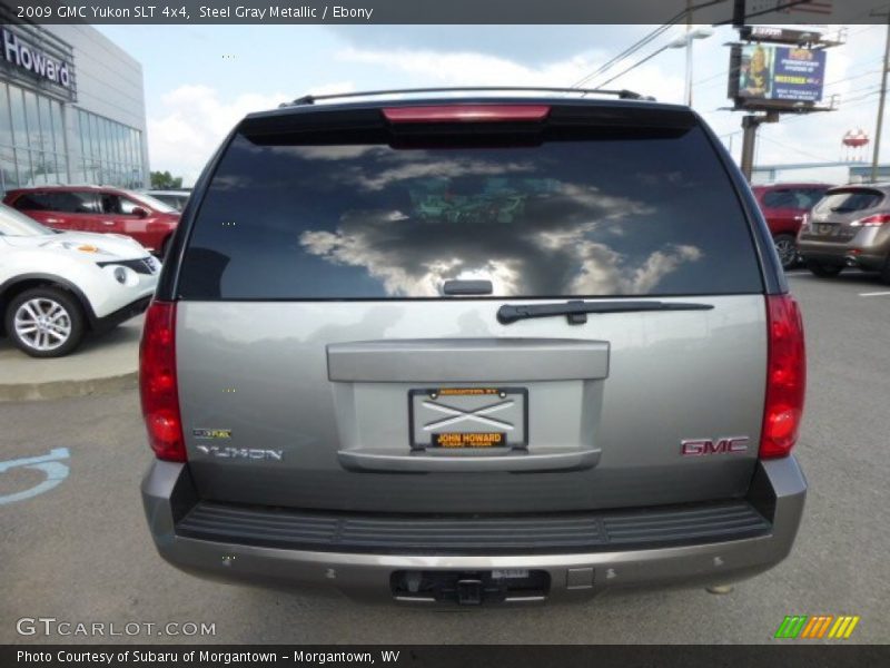 Steel Gray Metallic / Ebony 2009 GMC Yukon SLT 4x4
