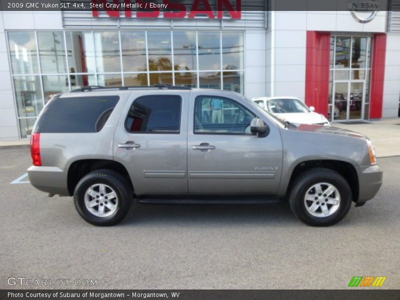 Steel Gray Metallic / Ebony 2009 GMC Yukon SLT 4x4
