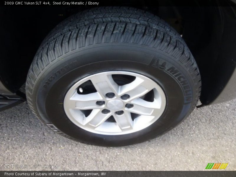 Steel Gray Metallic / Ebony 2009 GMC Yukon SLT 4x4