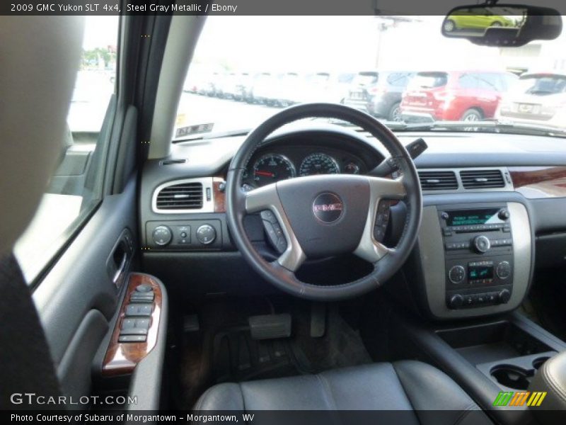 Steel Gray Metallic / Ebony 2009 GMC Yukon SLT 4x4