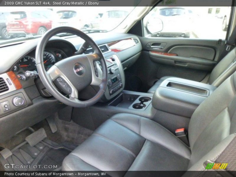 Steel Gray Metallic / Ebony 2009 GMC Yukon SLT 4x4