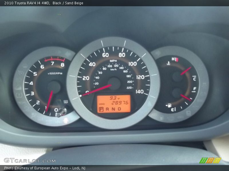 Black / Sand Beige 2010 Toyota RAV4 I4 4WD