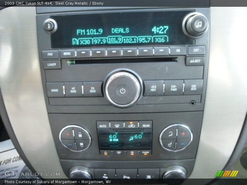 Steel Gray Metallic / Ebony 2009 GMC Yukon SLT 4x4