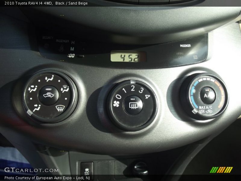 Black / Sand Beige 2010 Toyota RAV4 I4 4WD
