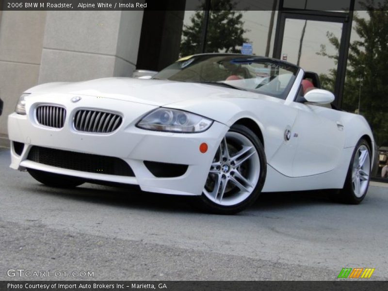 Alpine White / Imola Red 2006 BMW M Roadster