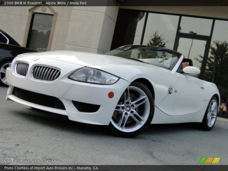 Alpine White / Imola Red 2006 BMW M Roadster
