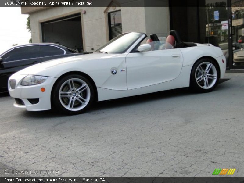 Alpine White / Imola Red 2006 BMW M Roadster