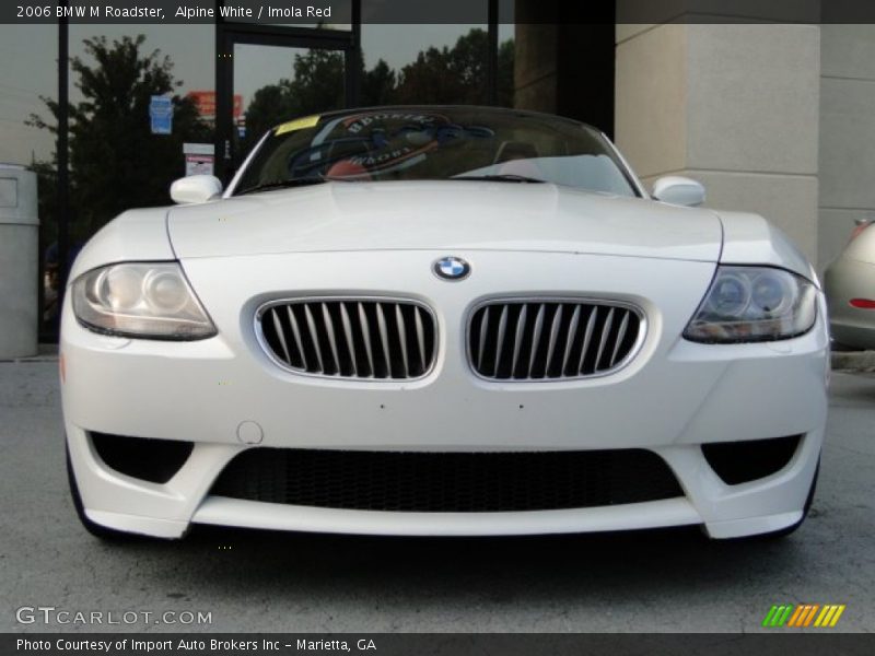 Alpine White / Imola Red 2006 BMW M Roadster