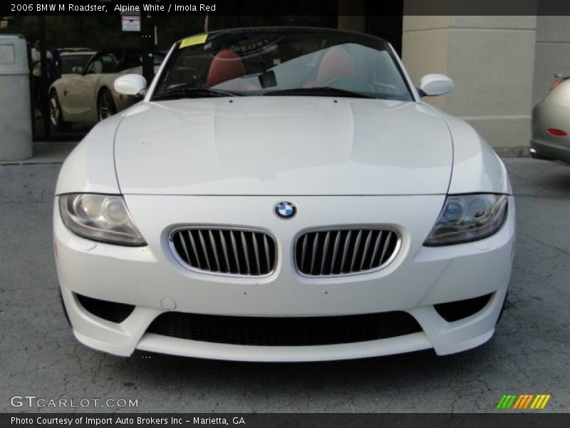 Alpine White / Imola Red 2006 BMW M Roadster