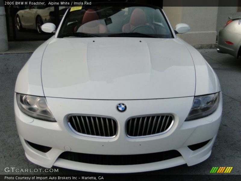Alpine White / Imola Red 2006 BMW M Roadster