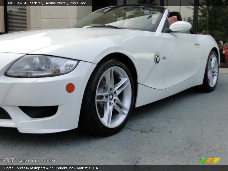 Alpine White / Imola Red 2006 BMW M Roadster