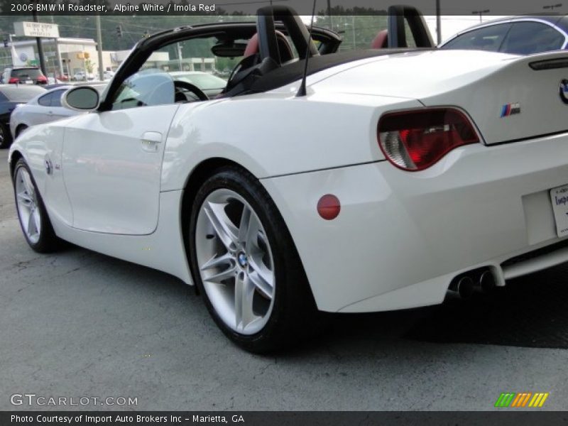 Alpine White / Imola Red 2006 BMW M Roadster