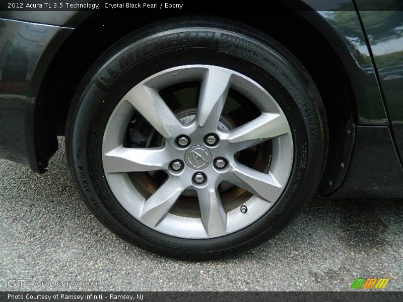 Crystal Black Pearl / Ebony 2012 Acura TL 3.5 Technology
