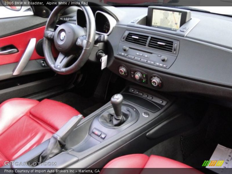 Alpine White / Imola Red 2006 BMW M Roadster