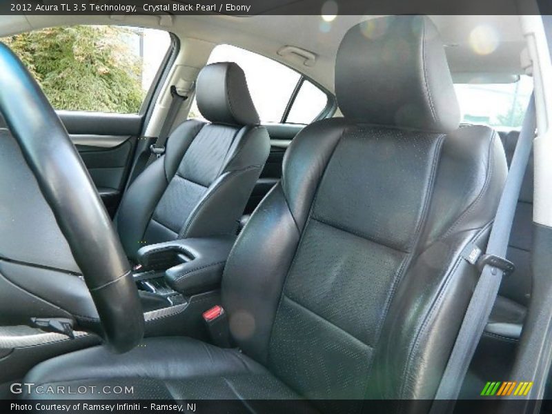 Crystal Black Pearl / Ebony 2012 Acura TL 3.5 Technology