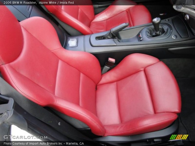 Alpine White / Imola Red 2006 BMW M Roadster