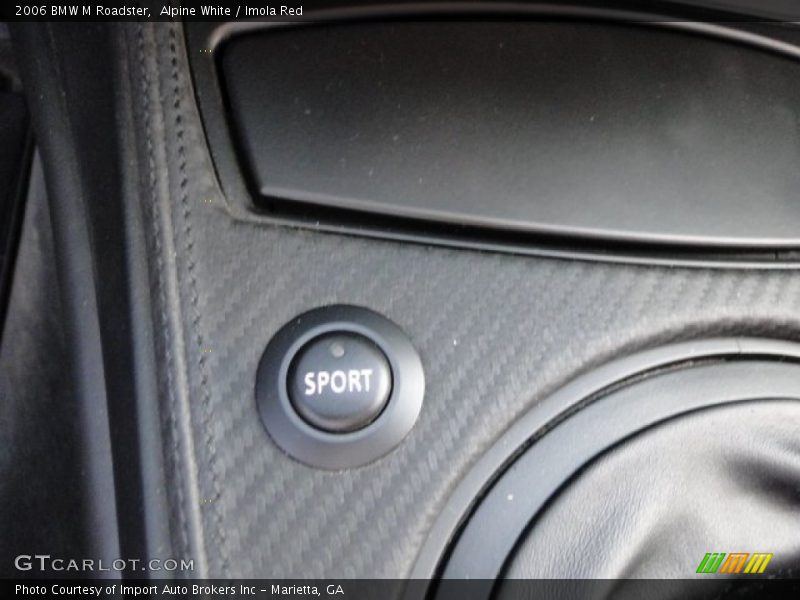 Alpine White / Imola Red 2006 BMW M Roadster