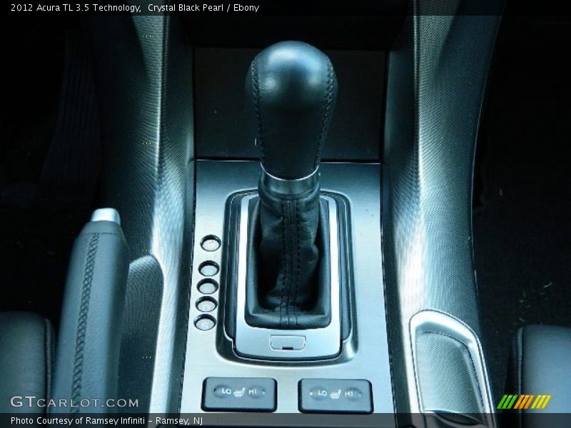 Crystal Black Pearl / Ebony 2012 Acura TL 3.5 Technology